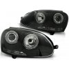 Tuning Tec Přední světla VW GOLF 5 10.03-09 ANGEL EYES ČERNÉ
