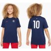 Nike Paris Saint Germain - PSG tričko s číslom 10 tmavomodré detské