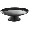 AMBITION Servírovacia tácka 25 cm na širokej nôžke Lily Black