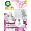 Air Wick Smooth Satin & Moon Lily - Jemný satén a mesačné ľalie elektrický osviežovač vzduchu komplet 19 ml