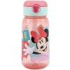Stor · Plastová fľaša na pitie so slamkou a viečkom Minnie Mouse - 510 ml
