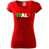 Italy Nápis - Dámske tričko Pure - XS ( Červená )
