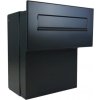 DOLS F-046 ČD-46 RAL9005 - poštová schránka na zamurovanie, bez menovky, čierna