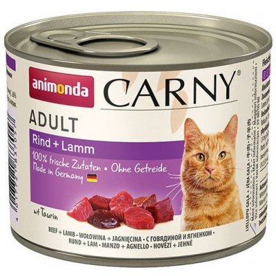 Animonda CARNY® cat Adult hovädzie a jahňa 200 g konzerva