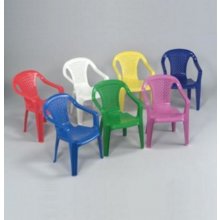 Ipea dětská plastová židlička zelená