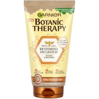 Garnier Botanic Therapy Restoring 3in1 Leave-in Honey & Beeswax - Bezoplachová regeneračná starostlivosť 150 ml