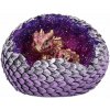 Nefertitis Soška Červený dráčik vo vajci NF29651 - cca 10,7 cm, 160 g