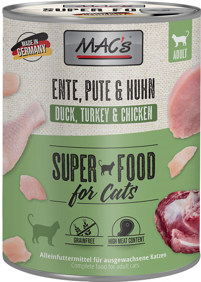 MAC´s Cat Mix II losos a kuracie & kačacie morčacie a kuracie 12 x 800 g