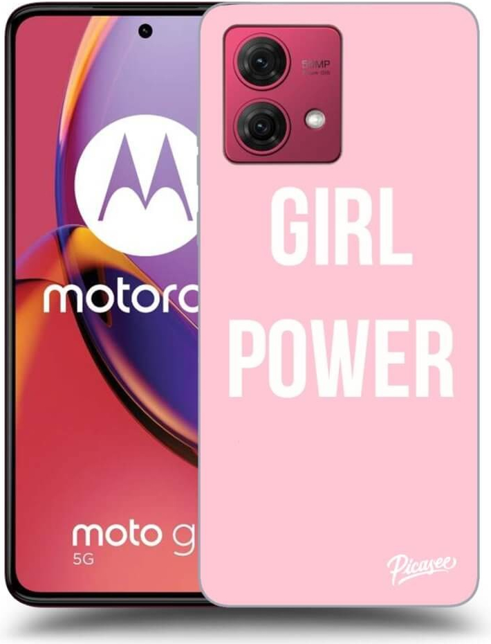 Picasee silikónové Motorola Moto G84 5G - Girl power čierne