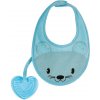Chicco podbradník s hryzátkom modrý