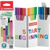 Prémiová vláknová fixka - STABILO Pen 68 - 18 ks Zick-Zack deskset - 18 rôznych farieb