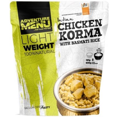 Adventure Menu Kuřecí Korma s rýží Basmati 165g při rehydrataci 600 g