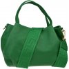 NovaKabelka.sk Tea Verde Freddo s prídavným popruhom III kožená talianska crossbody kabelka zelená