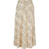 Ladies Viscose Midi Skirt - softseagrassflower 5XL