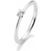 SOFIA DIAMONDS prsteň z bieleho zlata s diamantom 0,10 ct BE41/05633-W