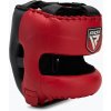 Boxerská prilba RDX Apex Boxing Head Gear With Nose Protection Bar red