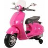 mamido Detský elektrický skúter Vespa GTS ružový