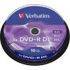 VERBATIM DVD+R DL 8.5GB 8x (10) SP