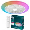 Stropný ventilátor 20W LED Plafond 40W 4400lm 2700-6500K CCT + RGB White + diaľkové ovládanie Amigo Philips