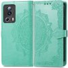 Peňaženkové puzdro Embossing Pattern Mandala Flower zelené – Xiaomi 13 Lite
