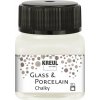 Kreul Chalky Farba na sklo 20 ml White Cotton