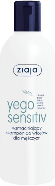 Ziaja Yego Men Sensitive posilující šampón na vlasy 300 ml