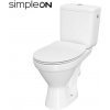 Wc kombi stojaci Cersanit Cersania so zadným odpadom K11-2340