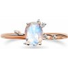 Emporiálny prsteň 14k zlato Vermeil GU-DR8342R-ROSEGOLD-ZIRCON Veľkosť: 9 (EU: 59-60)