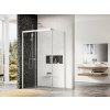 Ravak Matrix sprchovací kút 120x90 cm štvorcová hliníková lesklé/priehľadné sklo 0WLG7C00Z1