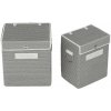 Set dvoch košov na prádlo sivý DT3028 GREY (2 ks)