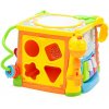 Baby Mix Interaktívna hudobná vzdelávacia kocka, žltá