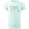 Geometria - svet - Klasické pánske tričko vyššej gramáže - 2XL ( Frost )