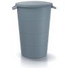 Prosperplast Plastová nádoba s úchyty Smooth světle šedá, variant 120 l