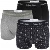 CALVIN KLEIN - boxerky 3PACK cotton stretch classic fit signature logo everyday essentials-M (81-86 cm)