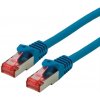 S/FTP (PiMF) Patchkábel LSOH 0.3m cat.6, modrý, Cu, Component Level, GHMT