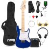 Max GigKit Junior 1/4 Electric guitar pack blue