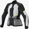 Bunda STELLA ANDES AIR DRYSTAR, ALPINESTARS, dámská (světle šedá/tmavě šedá/černá/žlutá fluo, vel. 2XL)