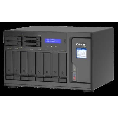 QNAP TVS-h1288X-W1250-16G (Xeon 3,3GHz, ZFS, 16GB ECC RAM, 8x 3,5 "+ 4x 2,5", 2x M.2 NVMe, 4x 2,5GB) TVS-h1288X-W1250-16G