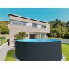 Planet Pool 4,5 x 1,2 m antracit / blue