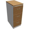 Trojzásuvkový kartotéková skriňa OP, 41,6x104x64 cm, dub/sivá - 1 kus - 1 KS - 3 - kartotéková - 416x1040x640 mm - Office Pro - 64 cm - 41.6 cm - 104 cm - dub/sivá OFFICE PRO