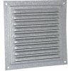 Dalap Pozinkovaná vetracia mriežka bez príruby so sieťkou a pevnou žalúziou 195x195 mm