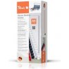 PEACH vazací hřbet plastový, 21 Rg A4 12mm bílá (25) 1 balení obsahuje 25 kroužků R-PB412-01