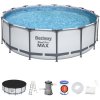 Bestway 56438 BAZÉN s Kovovou konštrukciou 6v1 457cm x 122cm + rebrík + filtračné čerpadlo + plachta