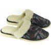 Dámske zateplené papuče KAMILA s maskáčovým vzorom