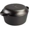 Liatinový combo hrniec Double Dutch Oven Lodge 4,7 l