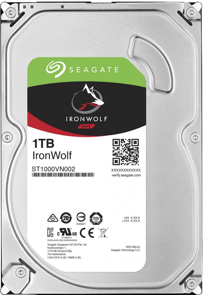 Seagate IronWolf 1TB, ST1000VN002