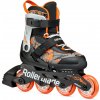 Kolieskové korčule Rollerblade MICROBLADE SL Black/Orange veľkosť EUR: 33 - 36,5