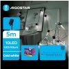 Aigostar B.V. | Aigostar - LED Solárna vianočná reťaz 10xLED/8 funkcií 6,5m IP65 studená biela | AI1195