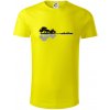 Gitara príroda - Tričko z organickej bavlny - 2XL ( Citrónová )