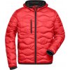 James & Nicholson JN 1156 pánska prešívaná bunda 02.1156 Red/Black